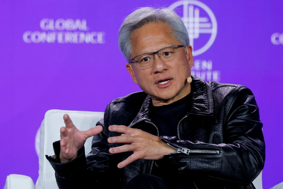 เจนเซน หวัง ประธานและซีอีโอของ Nvidia แฟ้มภาพจากรอยเตอร์