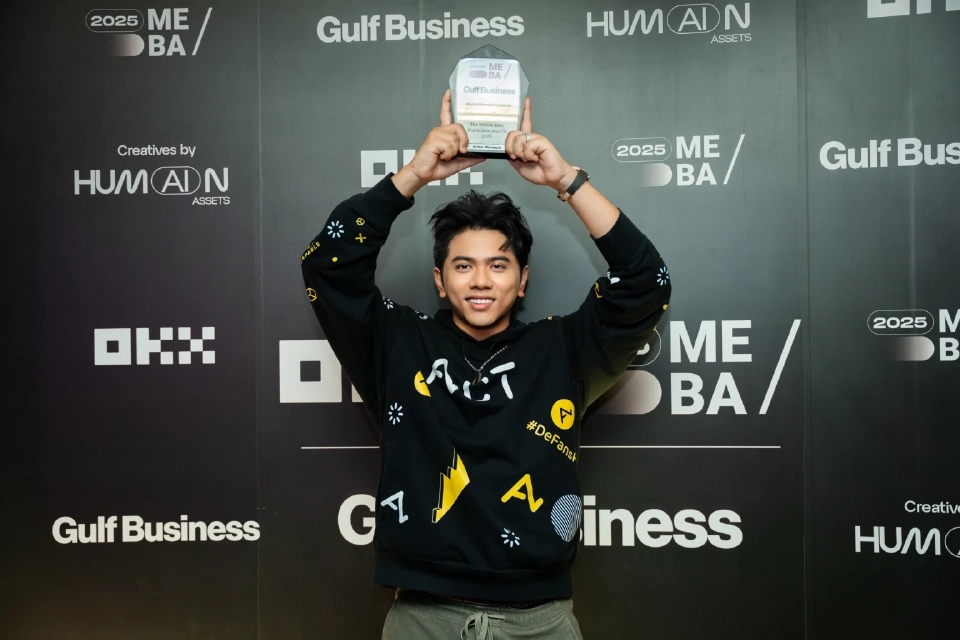 "แอ็คมี่ วรวัฒน์" คว้ารางวัลใหญ่แห่งวงการคริปโตโลก MEBA 2025