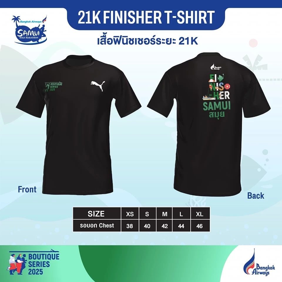 บางกอกแอร์เวย์ส ชูกลยุทธท่องเที่ยวเชิงกีฬา วิ่งมาราธอนแห่งปี สมุย ตราด สุโขทัย