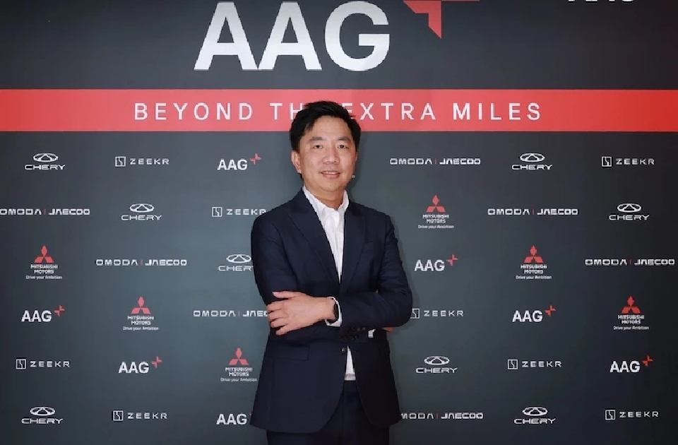 เอจีอี เวนเจอร์ส ขยายธุรกิจดีลเลอร์รถยนต์ไฟฟ้าจีน ตั้งเป้ารายได้ 10,000 ล้านบาท