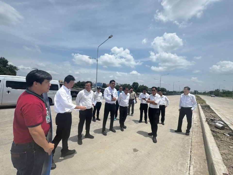  รองผู้ว่าฯ กทม.ลงพื้นที่ติดตามโครงการทางหลวงท้องถิ่น สายเชื่อมระหว่างถนนวิภาวดีกับถนนพหลโยธิน 