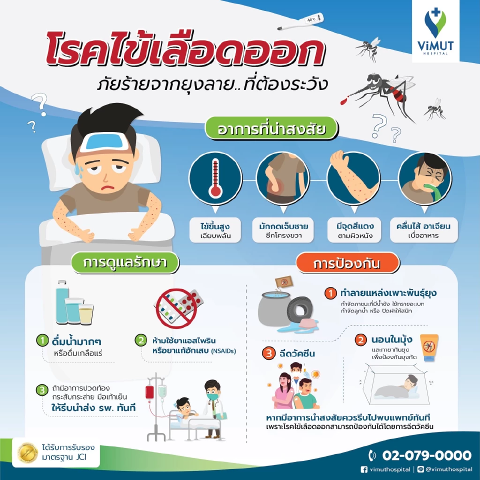 ‘ไข้เลือดออก’ ระบาดในหน้าฝน แพทย์แนะฉีดวัคซีนป้องกัน ก่อนอันตรายถึงชีวิต