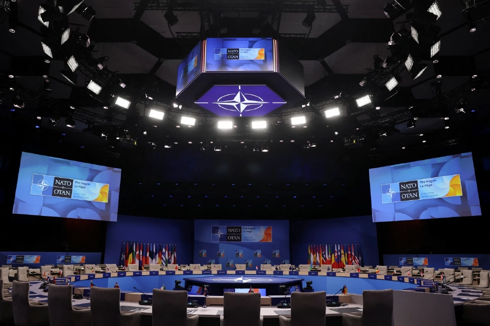 ภาพแสดงสถานที่จัดการ ประชุมสุดยอด นาโต ที่จะเกิดขึ้น ในกรุงเฮก ประเทศเนเธอร์แลนด์ ในวันที่ 23 มิถุนายน 2025 REUTERS