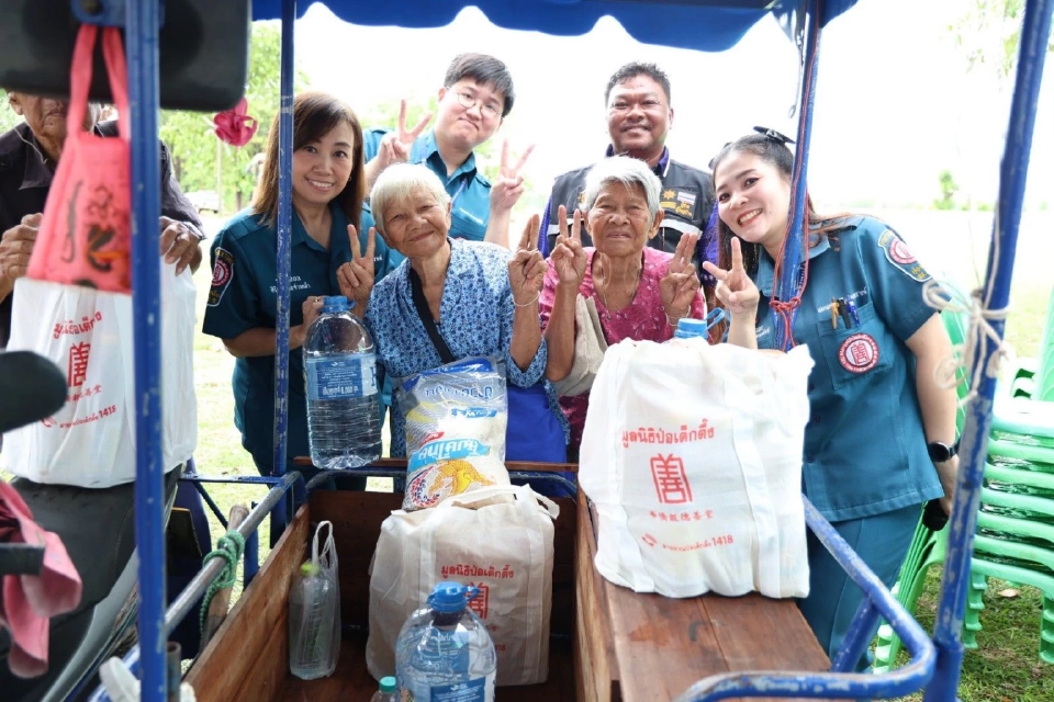 “มูลนิธิป่อเต็กตึ๊ง”ลุยช่วยผู้ประสบภัยธรรมชาติ เหนือ อีสาน กลาง