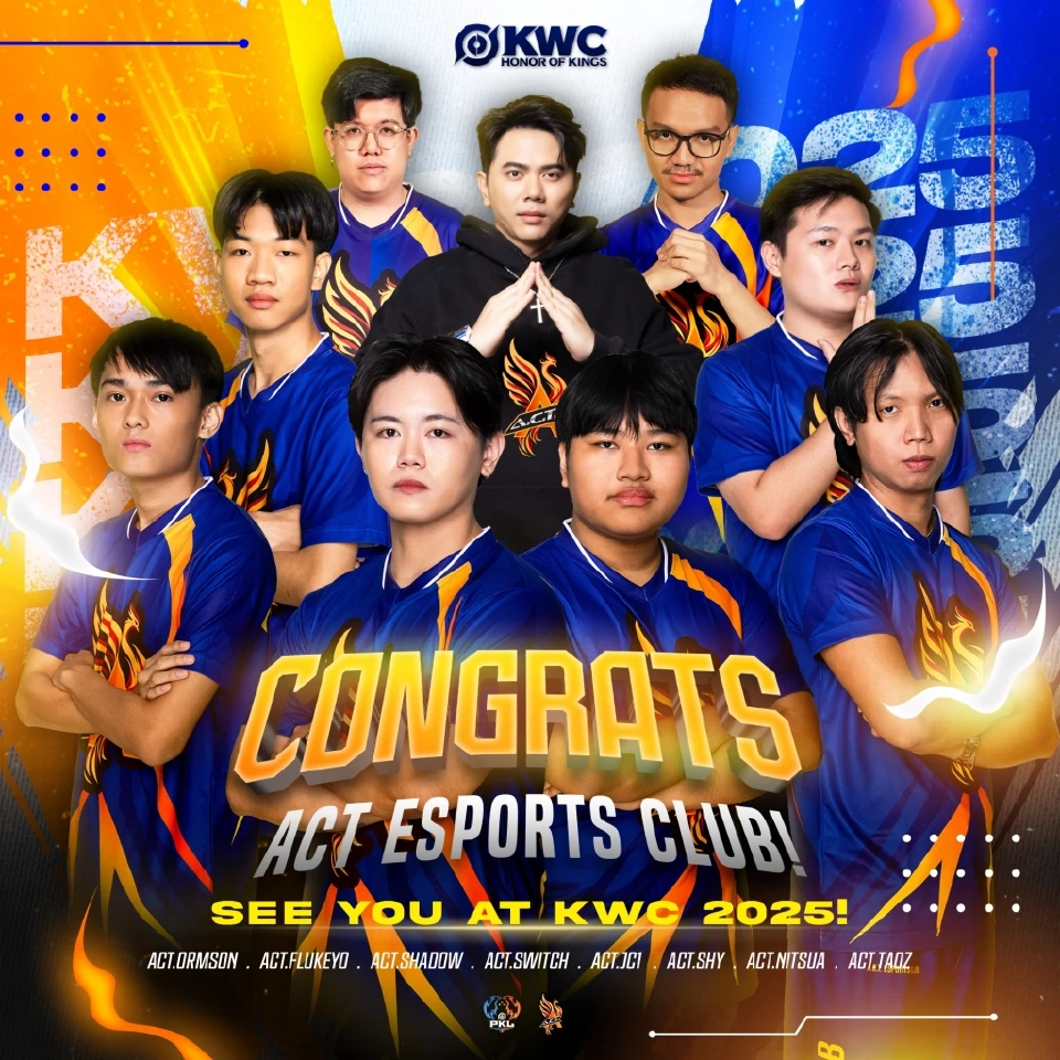 ประวัติศาสตร์อีสปอร์ตไทย! ACT Esports ลุยศึกโลกชิง 100 ล้าน