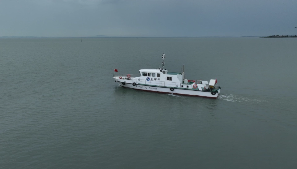 จีนทดลองเดินเรือพลังแอมโมเนียบริสุทธิ์ลำแรกของโลกสำเร็จ