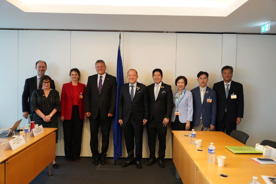 ไทย-อียู เร่งปิดดีล FTA สิ้นปี 68 ดึงลงทุน หนุนส่งออก