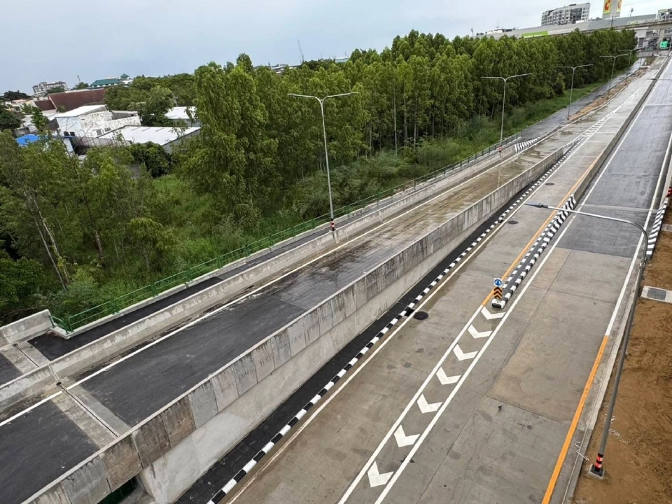 เปิดภาพถนนเชื่อมวิภาวดี-พหลโยธิน พร้อมใช้ปลายเดือน มิ.ย.68 นี้