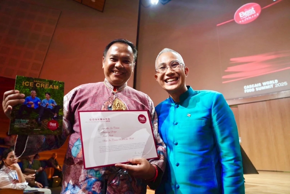 ฮือฮา ไอศครีมละมุดอยุธยา คว้าแชมป์โลกเวทีออสก้าร์อาหารโปรตุเกส