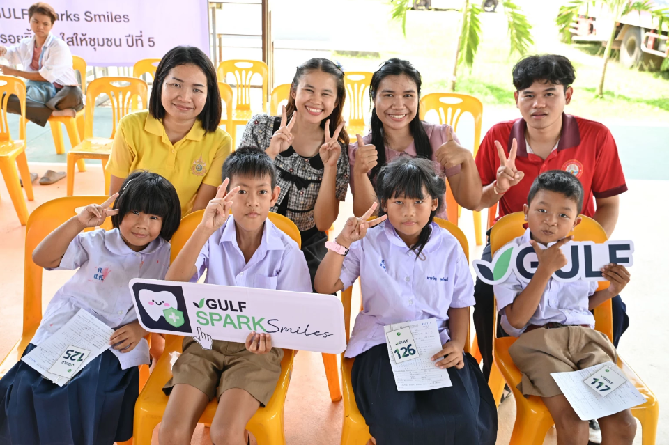 GULF Sparks Smiles ปี 5 ทันตกรรมเคลื่อนที่ทำฟันฟรีถึงชุมชน จ.ชลบุรี