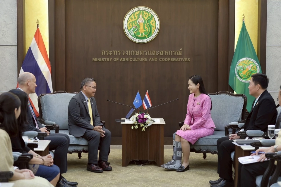 “รมว.นฤมล” ให้การต้อนรับผู้ช่วยผู้อำนวยการใหญ่ FAO คนใหม่