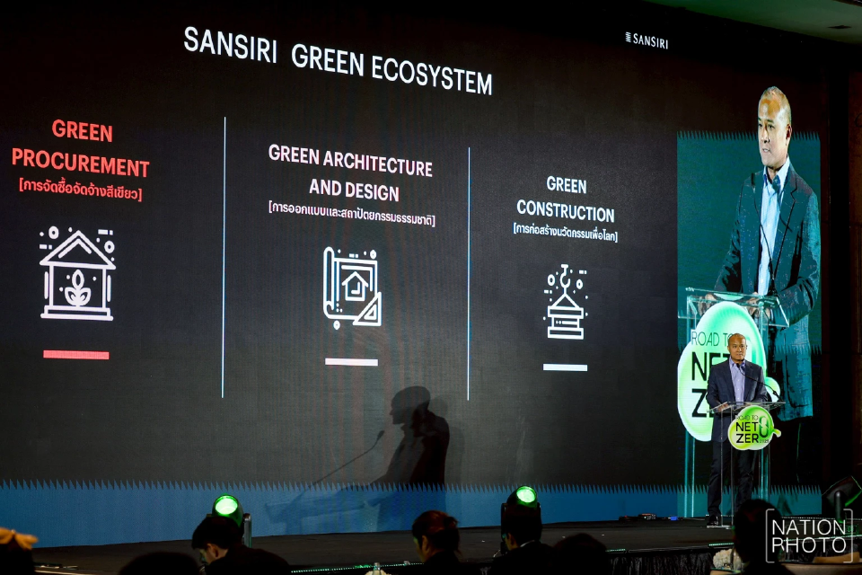 \"แสนสิริ\" กางแผนแนวคิดที่อยู่อาศัยสีเขียว ปักธง 25 ปี รับ Net Zero