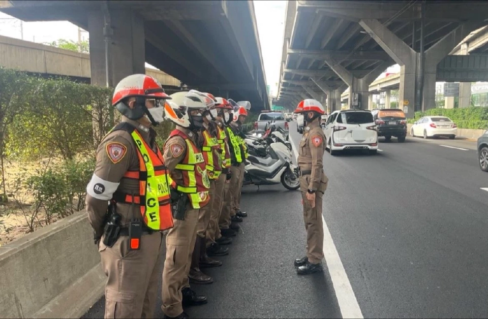 สน.วิภาวดี &quot;ห้ามรถจยย.ใช้ช่องทางหลัก&quot; 11 จุด เริ่ม 23 มิ.ย.68