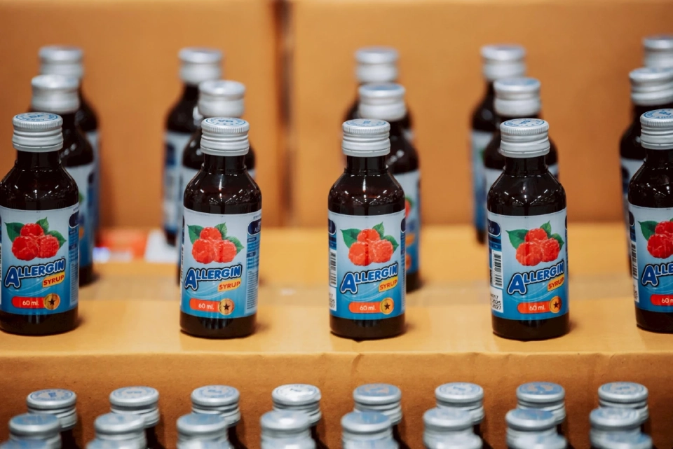 บุกโรงงานยาแก้ไอปลอม ตรวจค้น 5 จุด มูลค่ากว่า 22 ล้านบาท