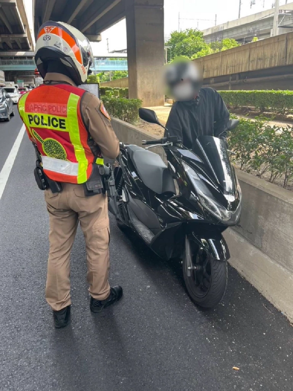 สน.วิภาวดี &quot;ห้ามรถจยย.ใช้ช่องทางหลัก&quot; 11 จุด เริ่ม 23 มิ.ย.68