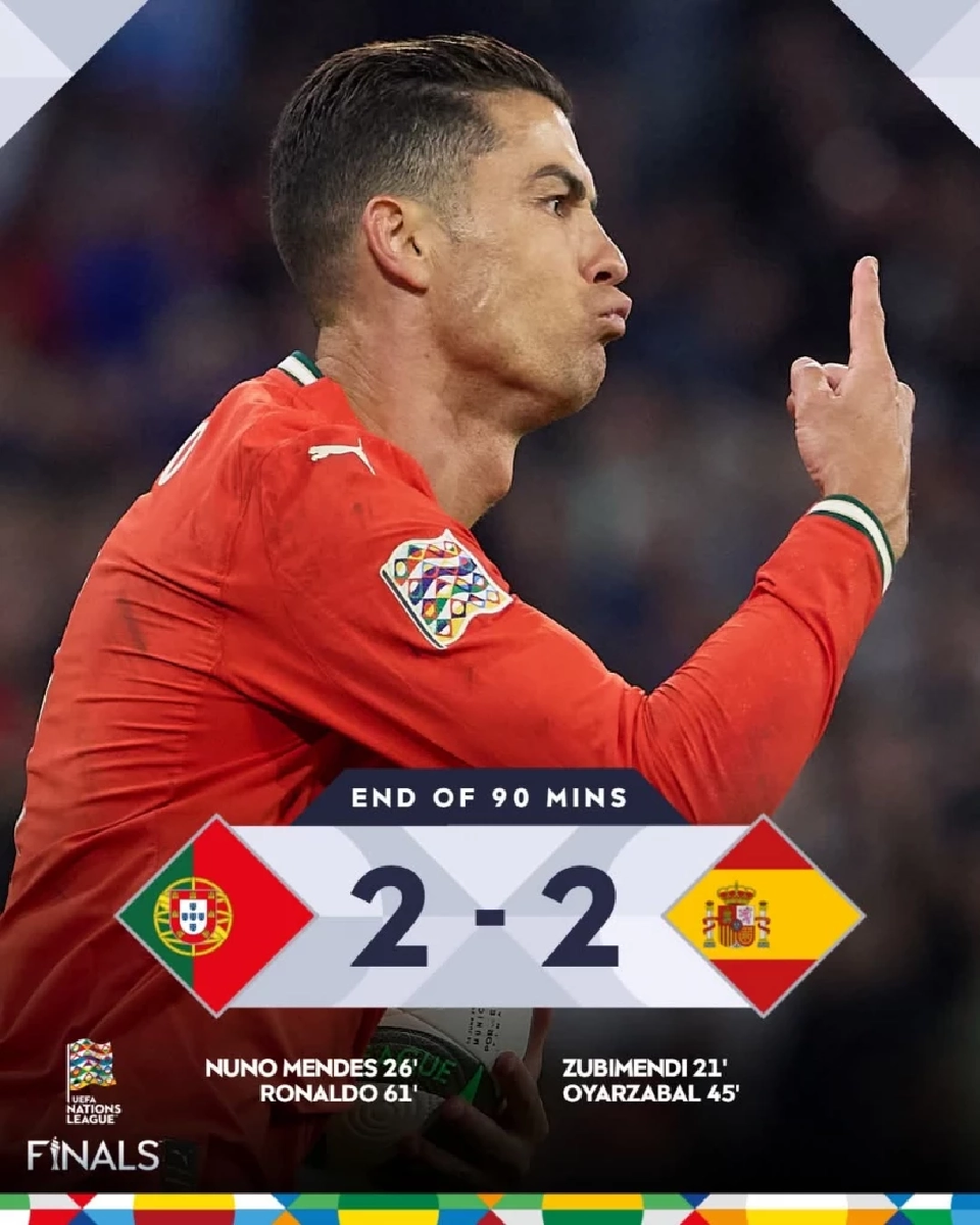 ถ่ายทอดสด โปรตุเกส พบ สเปน ดูบอลสด-เช็คผลบอลนัดชิงยูฟ่า เนชันส์ ลีก