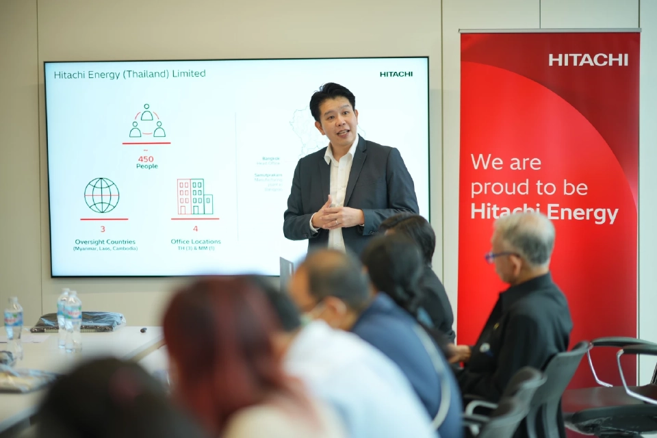 Hitachi Energy เผยแผนลงทุนต่อเนื่อง รองรับดีมานด์พลังงานสะอาด