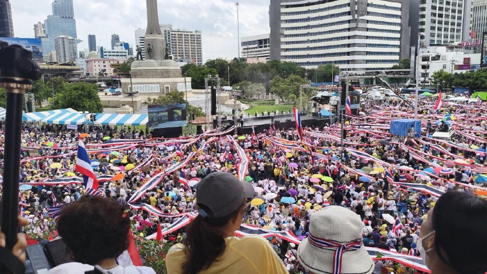เกาะติดม็อบ 28 มิ.ย.68 “กลุ่มรวมพลังแผ่นดิน” ชุมนุมอนุสาวรีย์ชัยสมรภูมิ