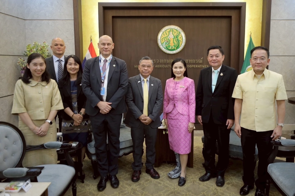 “รมว.นฤมล” ให้การต้อนรับผู้ช่วยผู้อำนวยการใหญ่ FAO คนใหม่