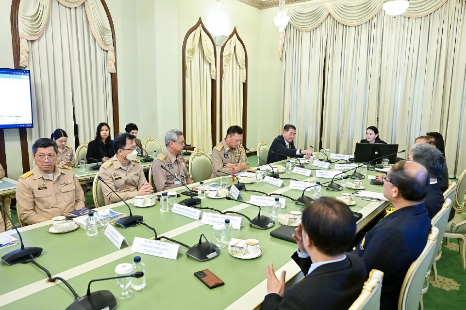 นายกรัฐมนตรี ประชุมหน่วยงานที่เกี่ยวข้อง เพื่อรับรายงานสรุปสืบสวนข้อเท็จจริงกรณี &quot;ตึกสตง.ถล่ม&quot; จากแผ่นดินไหว