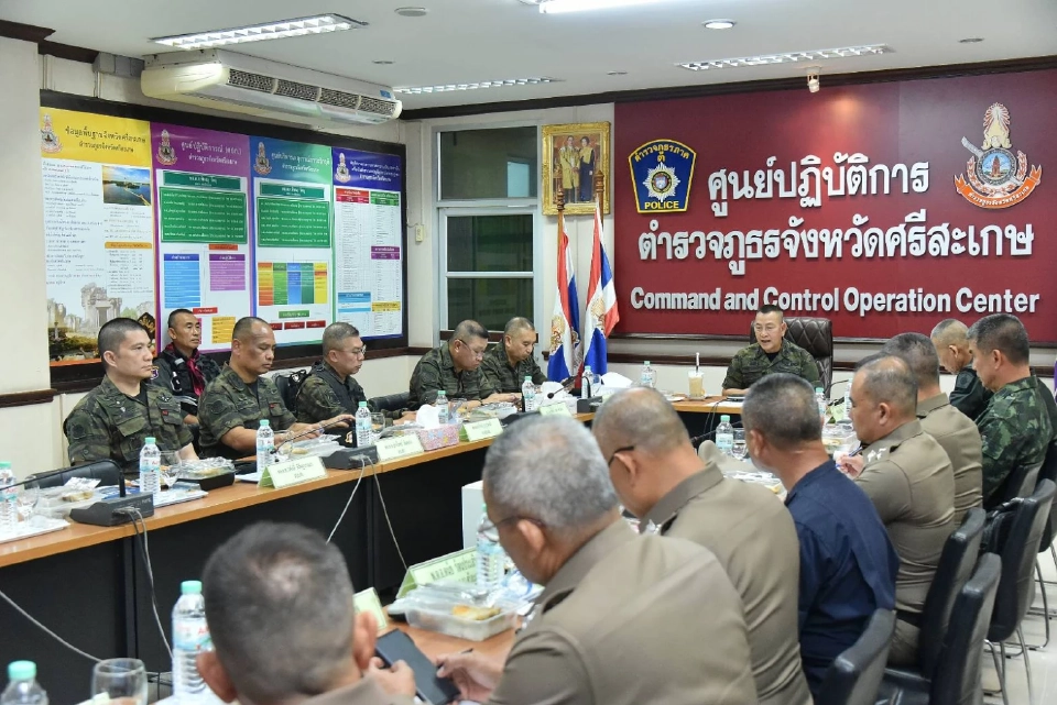 ผบ.ตร.ลงพื้นที่อุบลฯ–ศรีสะเกษ เยี่ยมตำรวจ-ทหารบาดเจ็บชายแดน