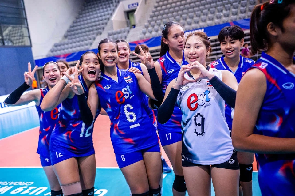 ลิ้งก์ดูถ่ายทอดสดวอลเลย์บอลหญิง u19 \'ไทย vs ไทเป\' ศึกชิงแชมป์โลกวันนี้