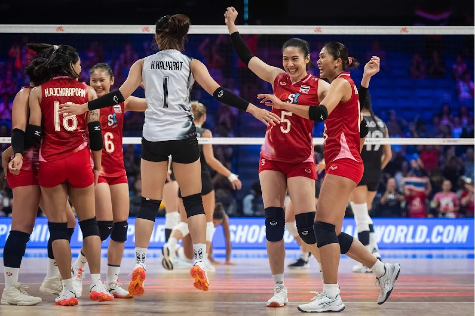 'วอลเลย์บอลหญิงไทย' เฮ รอดตกชั้น VNL คว้าตั๋วเนชั่นส์ลีก 2026