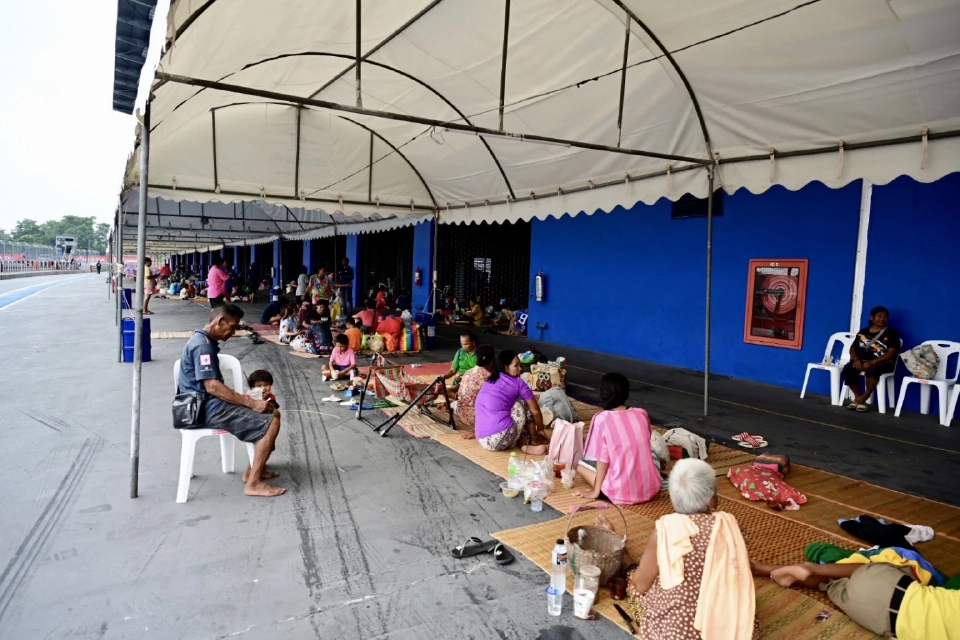 เปิดภาพ 'ช้างอารีน่า' รองรับผู้อพยพหมื่นชีวิต ยามวิกฤตชายแดนไทย-กัมพูชา