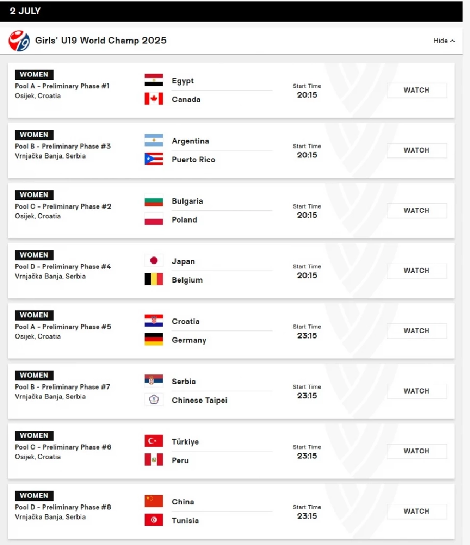 ถ่ายทอดสดวอลเลย์บอลวันนี้ ไทย U19 พบ เม็กซิโก U19 ชิงแชมป์โลก 2025 นัดแรก
