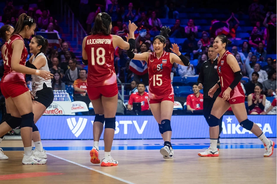 'วอลเลย์บอลหญิงไทย' เฮ รอดตกชั้น VNL คว้าตั๋วเนชั่นส์ลีก 2026