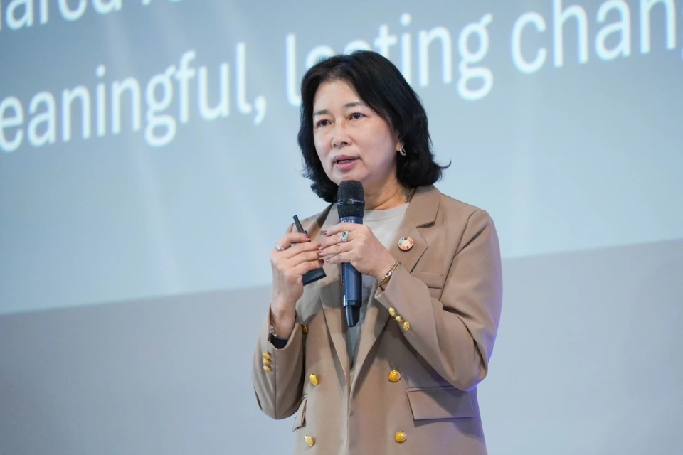 กอบบุญ ศรีชัย ผู้บริหารสูงสุด สายงานกิจการองค์กรและลงทุนสัมพันธ์ บริษัท เจริญโภคภัณฑ์อาหาร จำกัด (มหาชน) หรือ CPF 