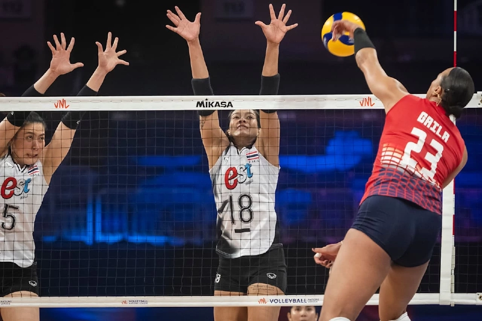เสี่ยง ตกชั้นเนชั่นส์ลีก VNL \'วอลเลย์บอลหญิงไทย\' เหลือโอกาสแค่นัดเดียว