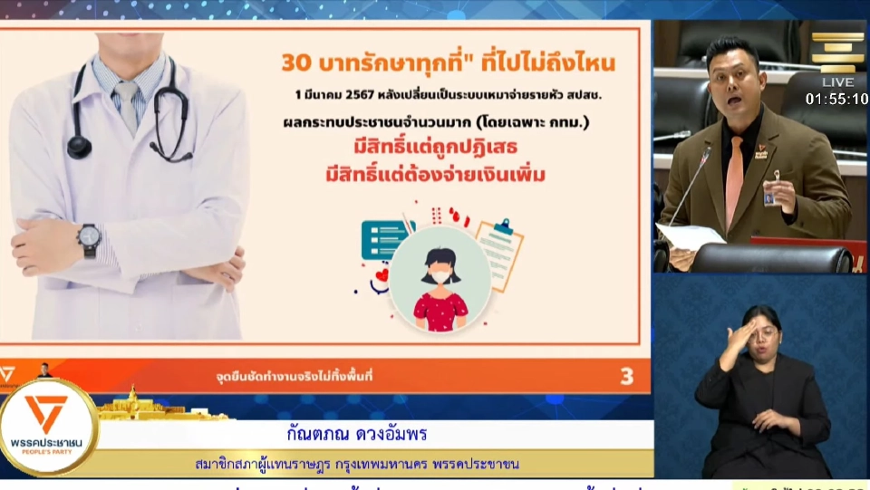 "สมศักดิ์" แจงยิบปมย้ายสิทธิบัตรทอง 30 บาทรักษาทุกที่