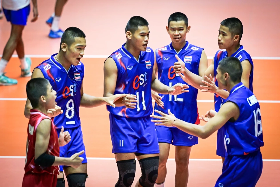 ถ่ายทอดสดวอลเลย์บอลชายไทย U16 vs อุซเบกิสถาน ชิงแชมป์เอเชีย วันนี้ 15.00 น.
