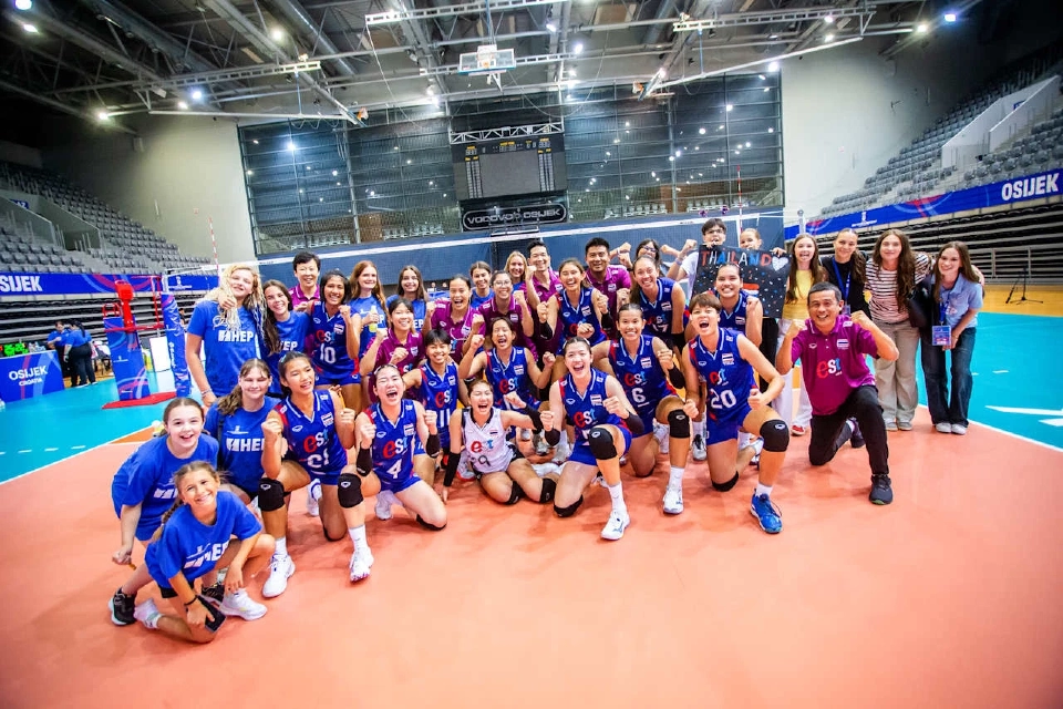 ลิ้งก์ดูถ่ายทอดสดวอลเลย์บอลหญิง u19 \'ไทย vs ไทเป\' ศึกชิงแชมป์โลกวันนี้
