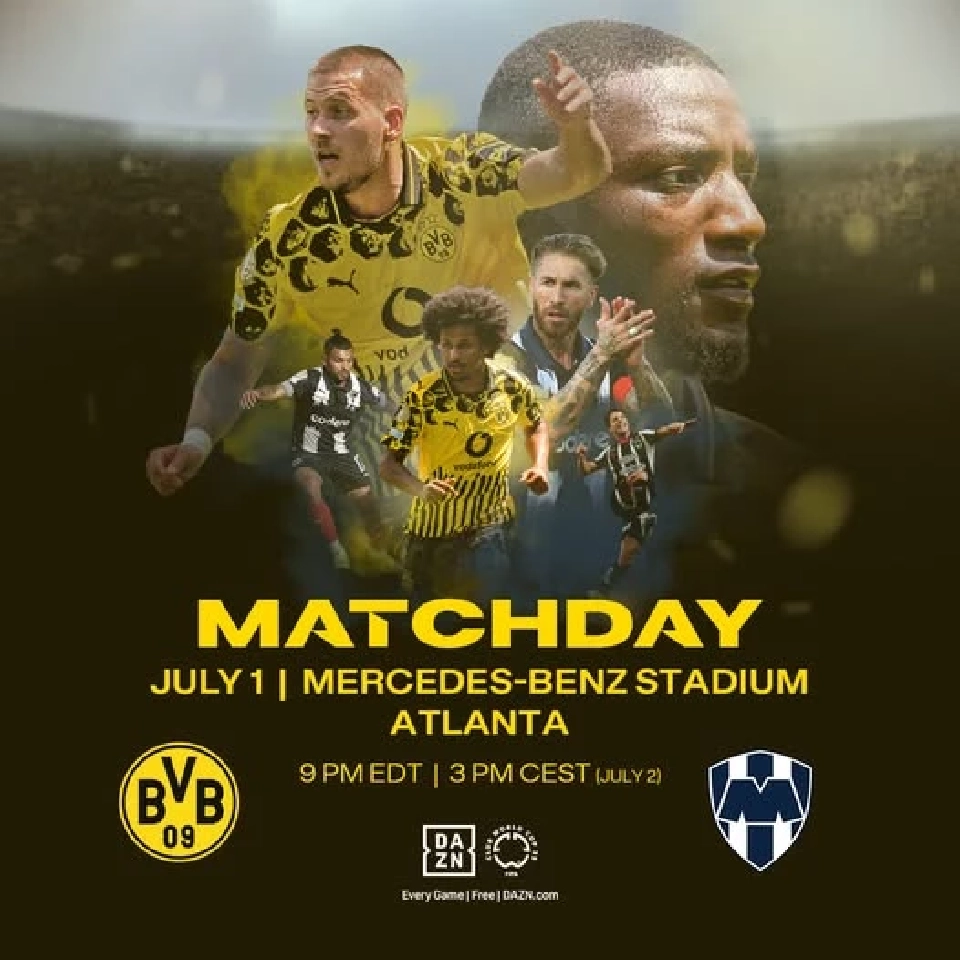 ดูบอลสด ดอร์ทมุนด์ พบ มอนเตอร์เรย์ ถ่ายทอดสดศึกชิงแชมป์สโมสรโลก 08.00 น.