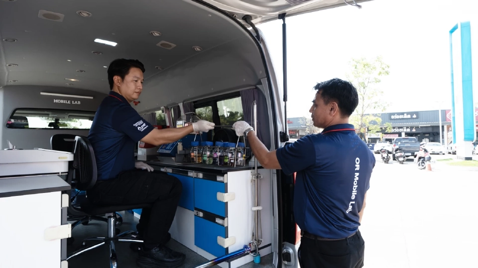 Mobile Lab จาก PTT Station ห้องแล็บเคลื่อนที่ตรวจคุณภาพน้ำมันถึงหน้าปั๊ม