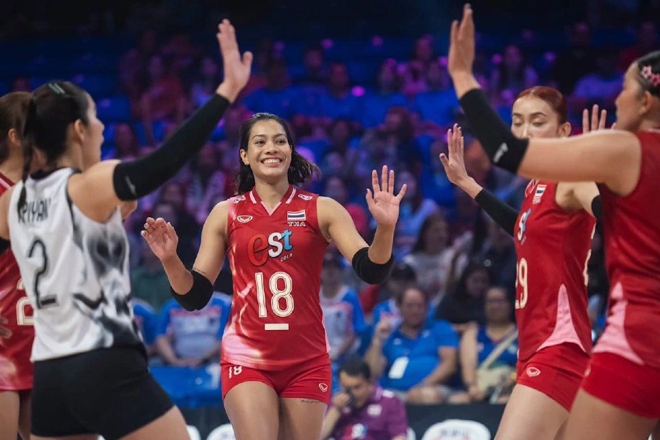 ตารางคะแนน VNL2025 - อันดับโลกล่าสุด หลังวอลเลย์บอลหญิงไทยพ่ายสหรัฐฯ