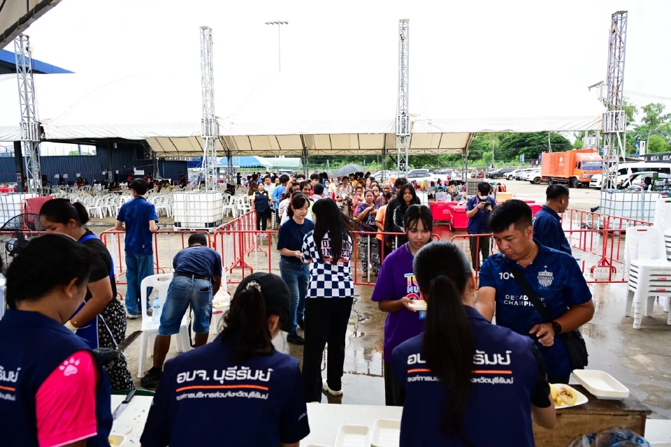 เปิดภาพ 'ช้างอารีน่า' รองรับผู้อพยพหมื่นชีวิต ยามวิกฤตชายแดนไทย-กัมพูชา