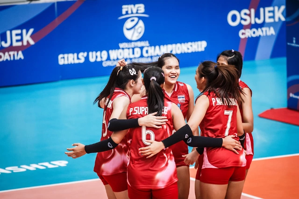 ถ่ายทอดสดวอลเลย์บอลหญิงไทย u19 vs โครเอเชีย u19 ชิงแชมป์โลกคืนนี้ 23.15 น.