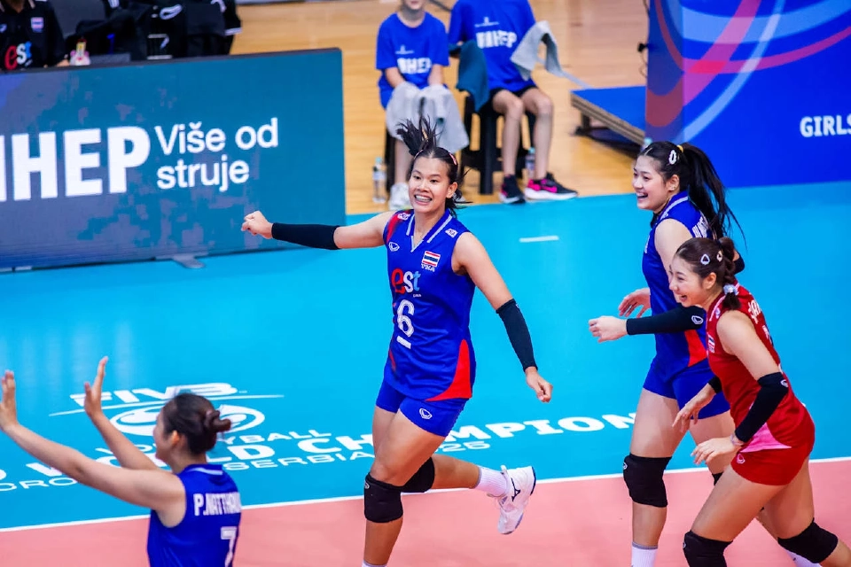 ข่าวดี วอลเลย์บอลหญิงไทย U19 ทะลุเข้ารอบ 16 ทีมชิงแชมป์โลก 2025