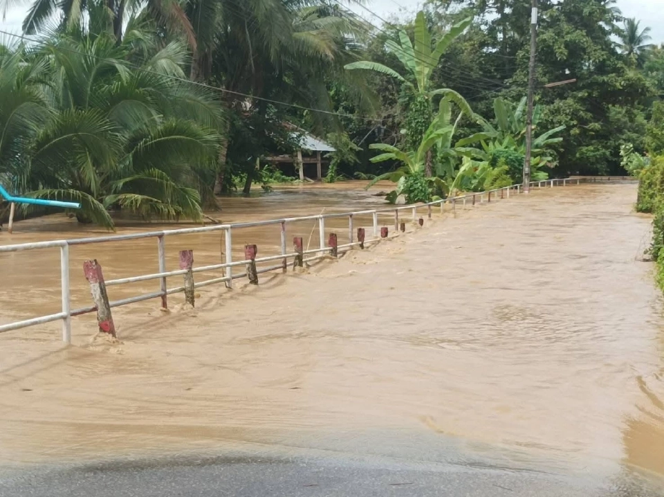 น้ำท่วมน่าน อำเภอภูเพียง วันที่ 21 กรกฎาคม 2568 