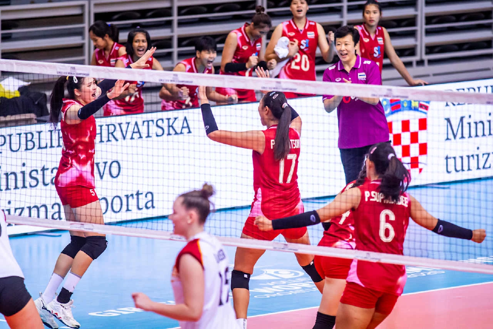 ผลวอลเลย์บอลหญิง U19 ชิงแชมป์โลก ไทยแพ้เยอรมนี นัดสุดท้ายเจอโครเอเชีย
