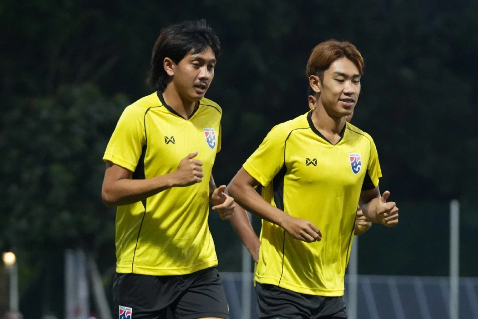 แข้งช้างศึก U23 ลงสนามซ้อมก่อนดวล ติมอร์ เลสเต