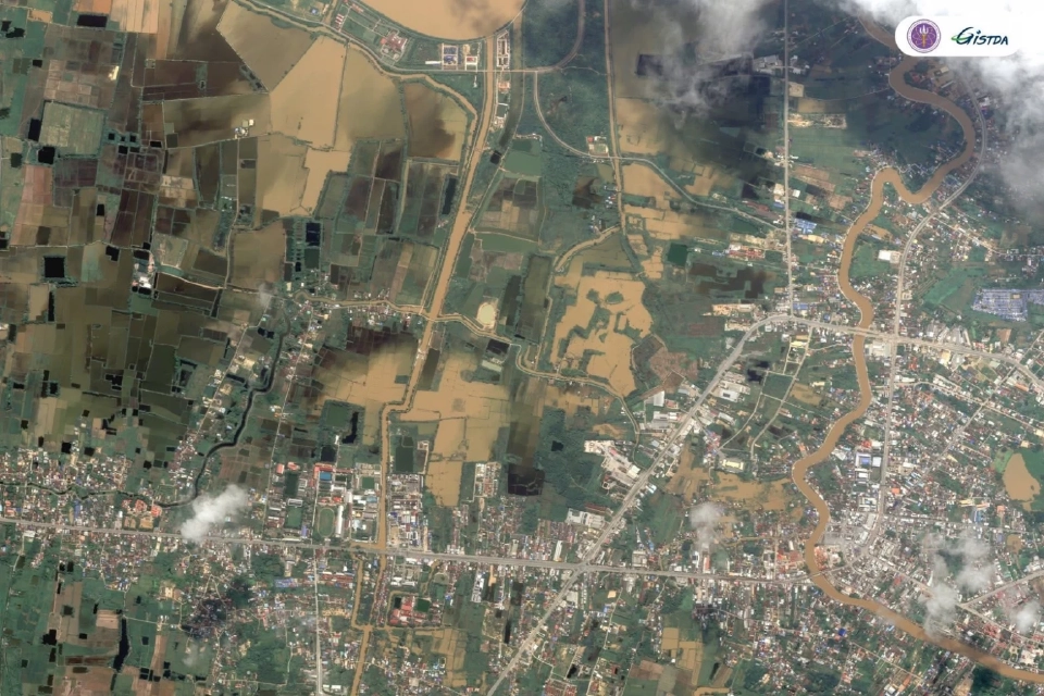 GISTDA เผยภาพถ่ายดาวเทียม THEOS-2 ล่าสุดวันนี้  30 กรกฎาคม 2568  