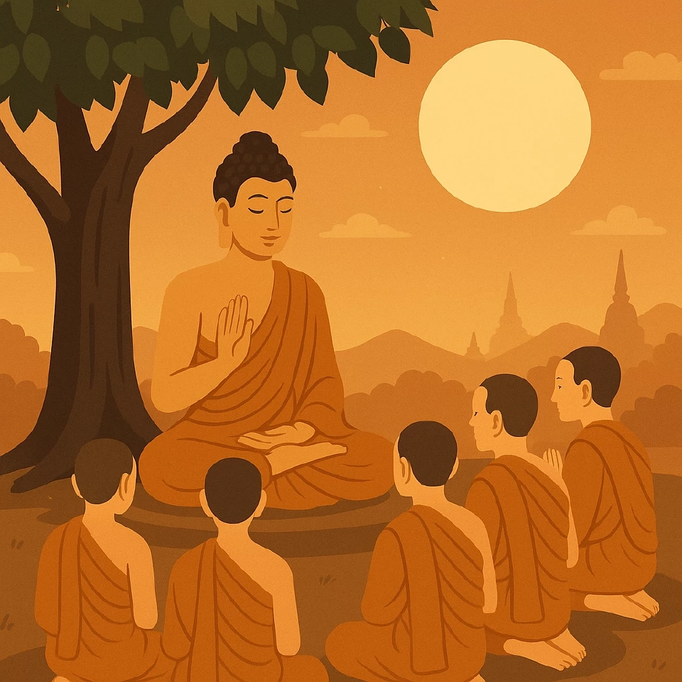 วันพระเดือนก.ค.68 มีวันพระใหญ่ วันอาสาฬหบูชาและวันเข้าพรรษา