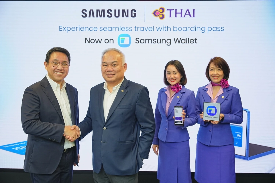 ซัมซุงจับมือการบินไทย เปิดฟีเจอร์ Boarding Pass ผ่าน Samsung Wallet