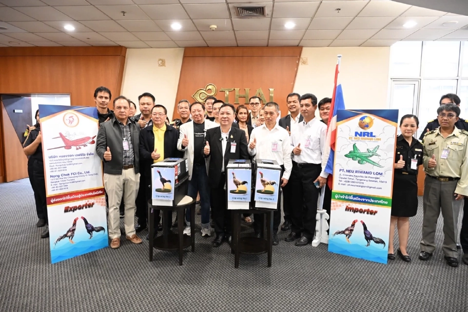 ข่าวดี! ไทยส่งออกไก่พื้นเมือง  ไปอินโดนีเซียครั้งแรกในประวัติศาสตร์
