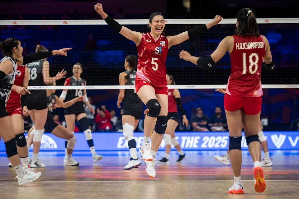 'วอลเลย์บอลหญิงไทย' เฮ รอดตกชั้น VNL คว้าตั๋วเนชั่นส์ลีก 2026