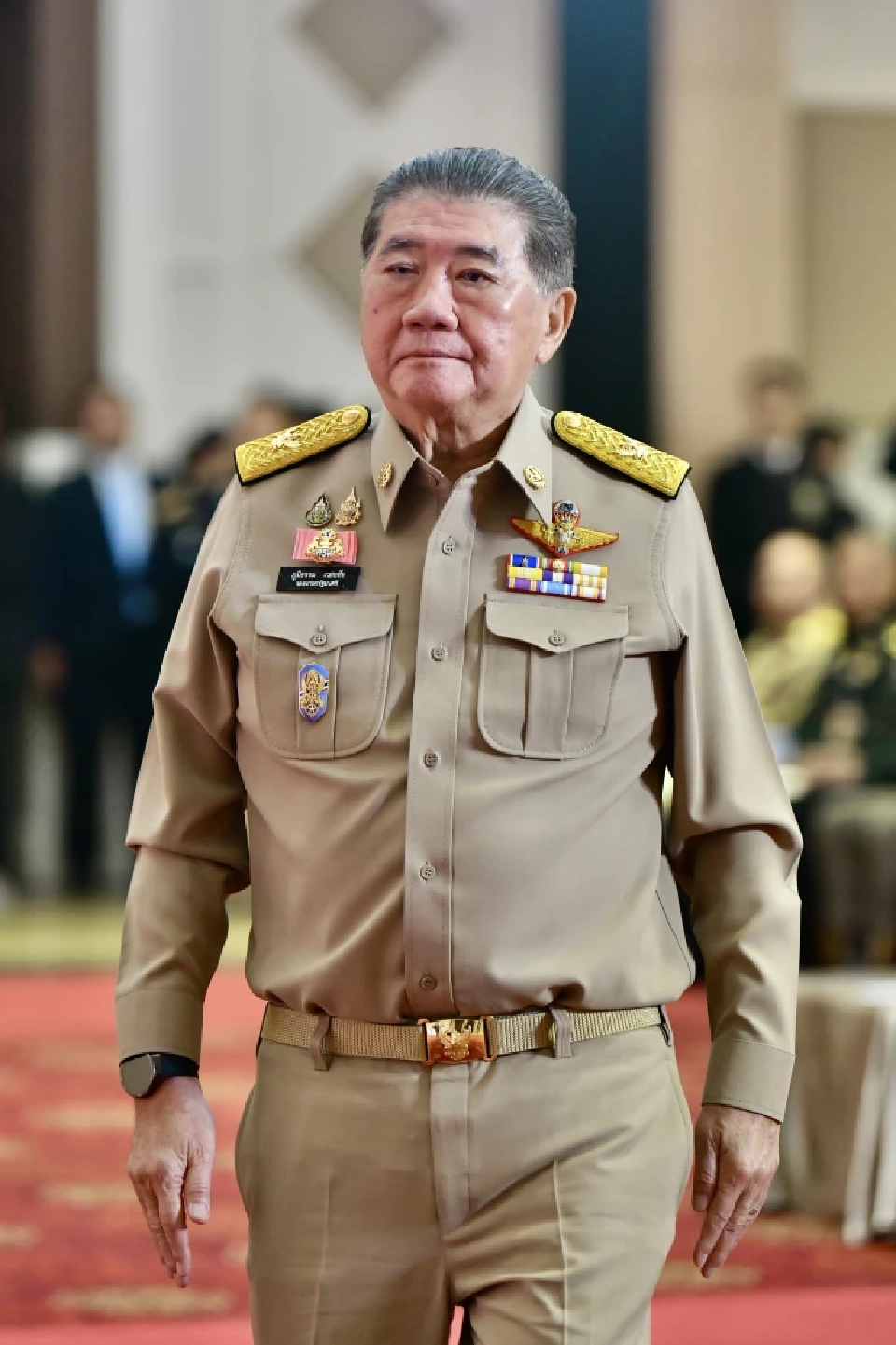 นายภูมิธรรม เวชยชัย รองนายกรัฐมนตรี และรัฐมนตรีว่าการกระทรวงมหาดไทย ปฏิบัติหน้าที่แทนนายกรัฐมนตรี